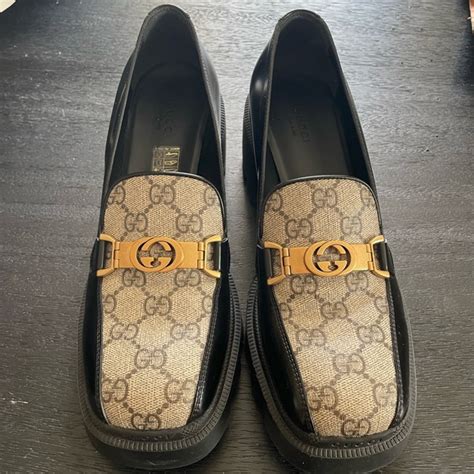 fuzzy gucci loafers anymore|gucci wedge loafers.